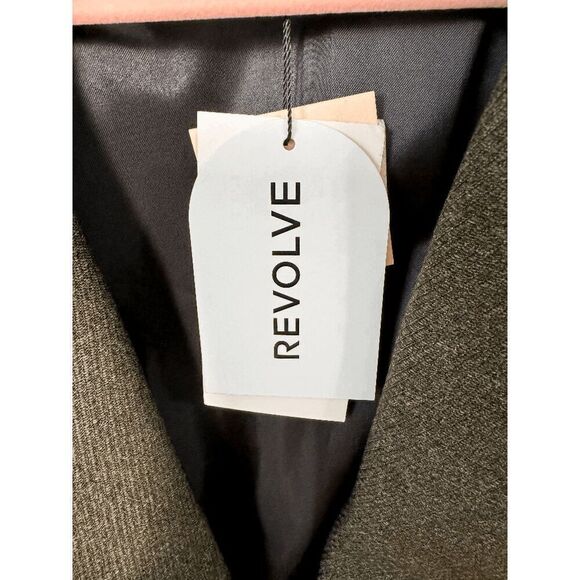 Aya Muse x REVOLVE Oversized Olive Green Blazer - Picture 6 of 8